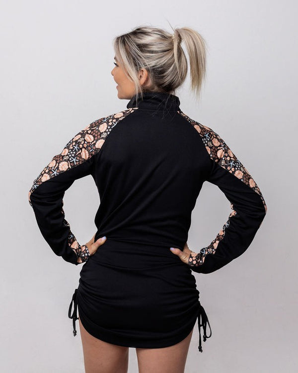 Womens Tech Dress - Coral Sea