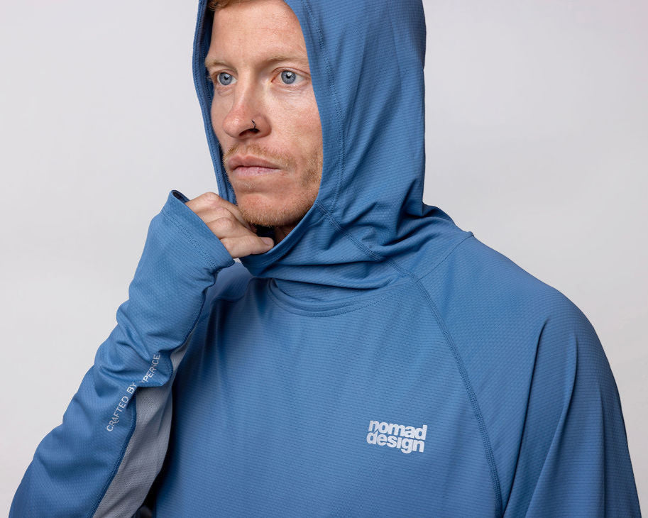 Fishing Hooded Solar Pro - Crafted Series Blue Steel