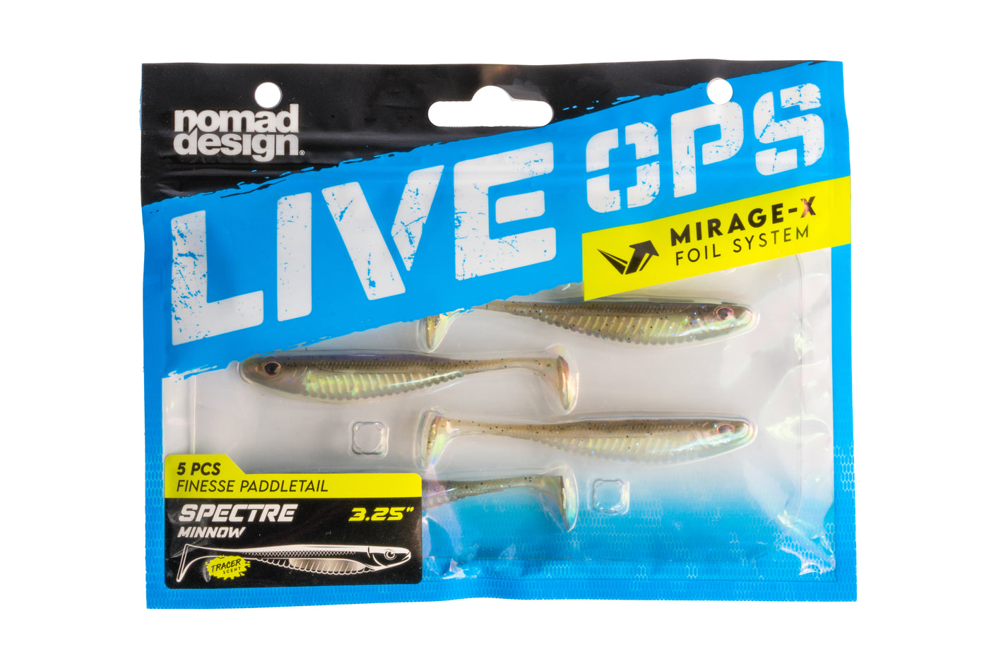 Spectre Minnow 3.25" Swimbait - 5 Pack - Live Ops Soft Plastics