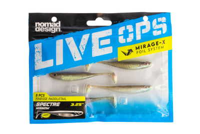 Spectre Minnow 3.25" Swimbait - 5 Pack - Live Ops Soft Plastics