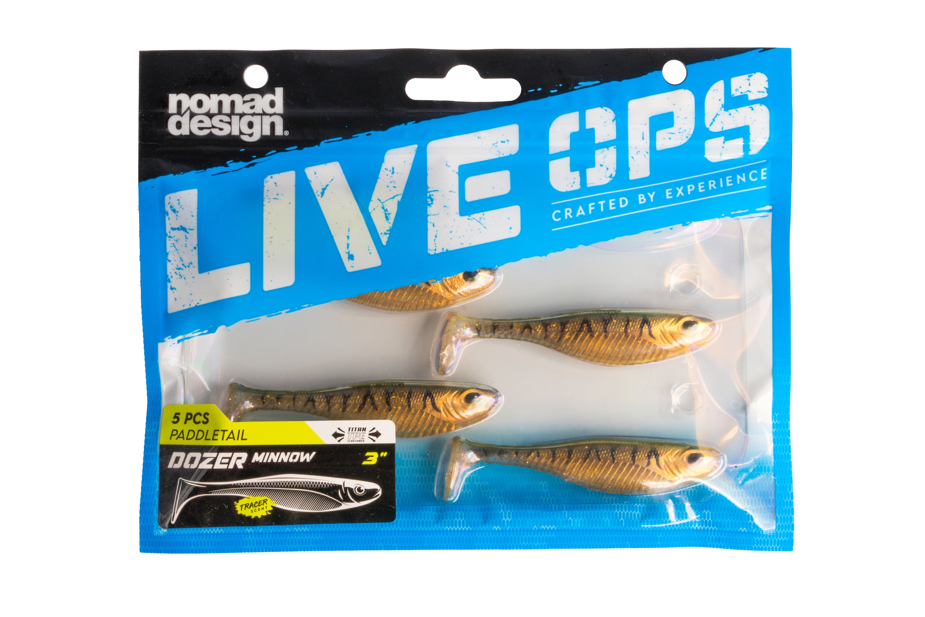 Dozer 3" Swimbait - 5 Pack - Live Ops