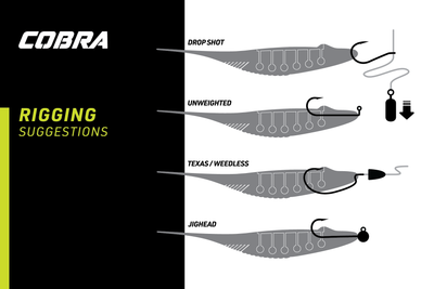 Cobra 3.75" Jerkshad - 5 Pack - Live Ops Soft Plastics