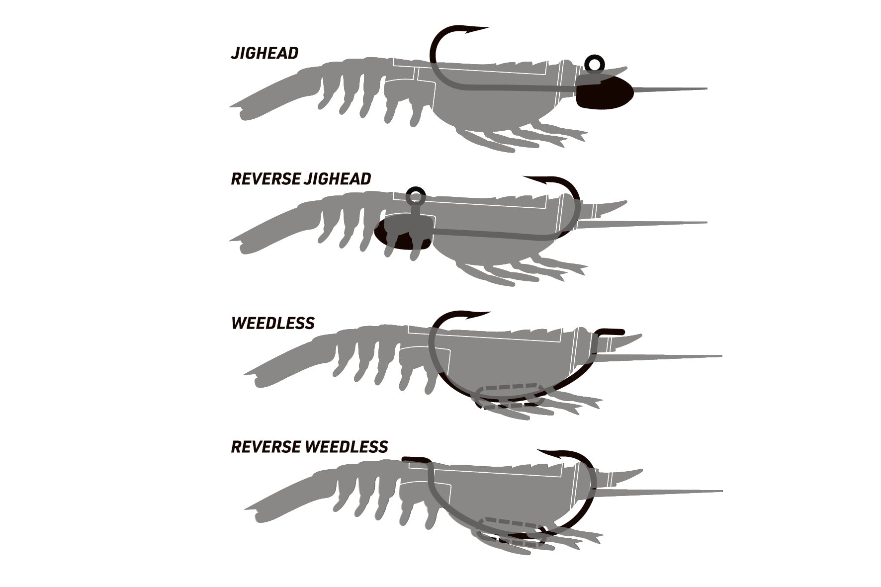 Switcher Shrimp 5"- 3 Pack - Live Ops