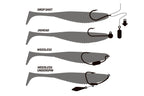 Dozer 4" Swimbait - 4 Pack - Live Ops
