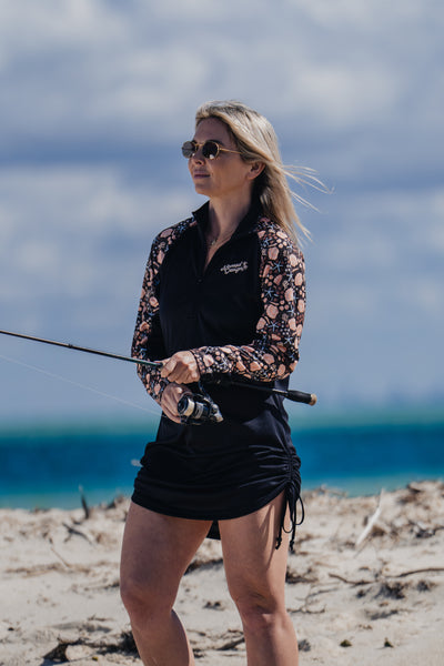 Womens Tech Dress - Coral Sea