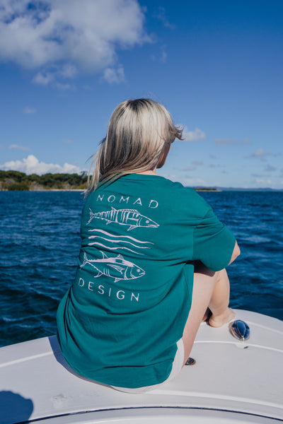 Womens T-Shirt - Odyssey Pine Green