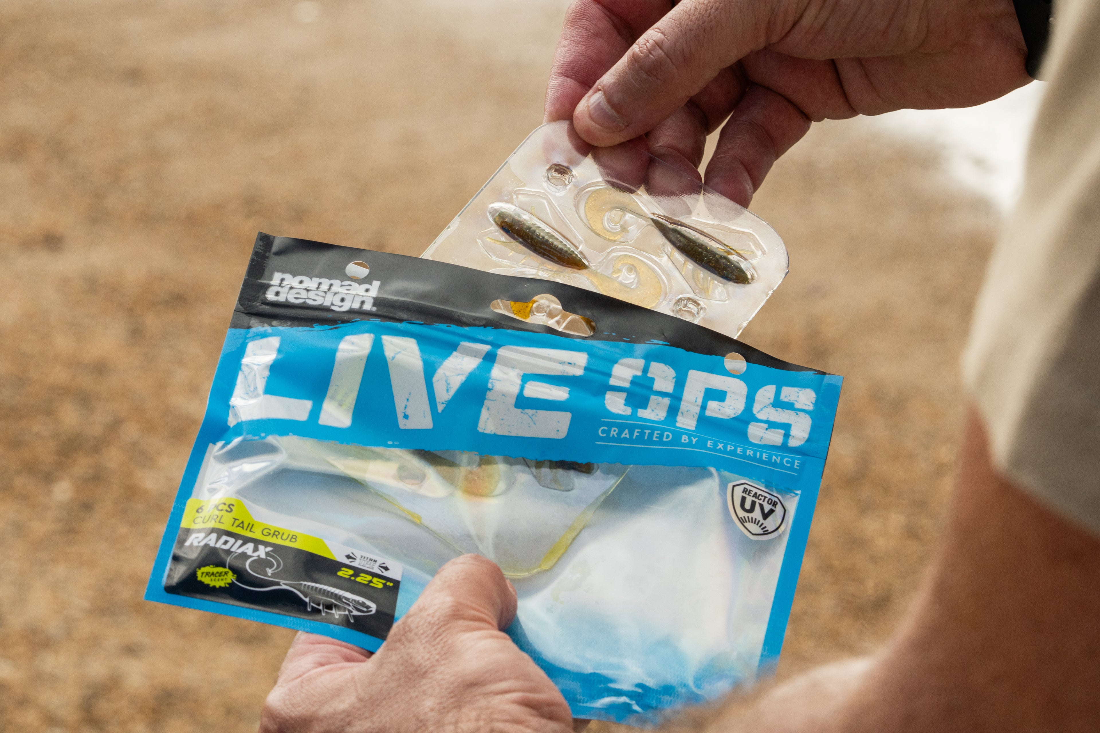 Radiax 2.25" Grub - 6 Pack - Live Ops
