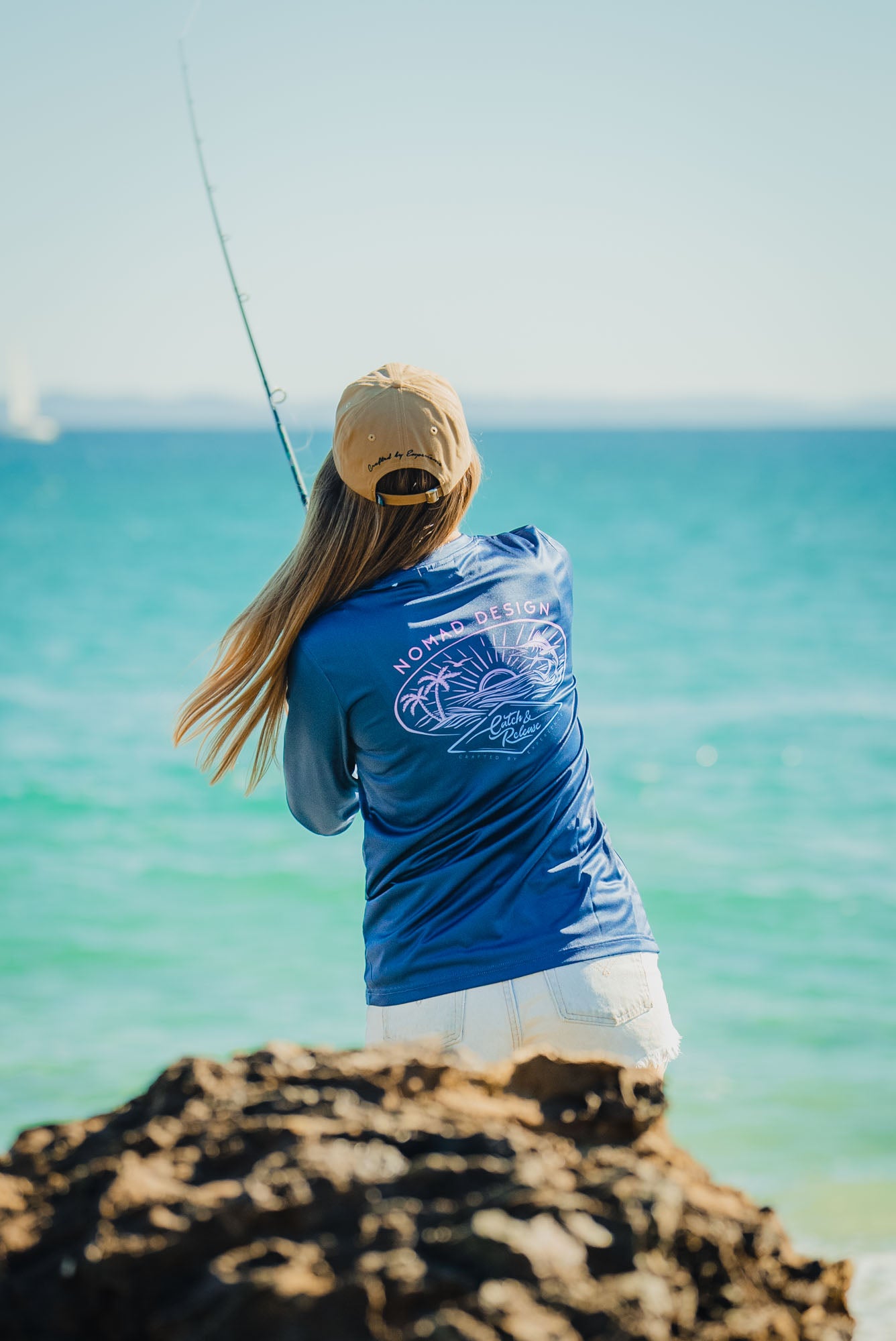 Nomad Design Womens Tech Fishing Shirt Catch Release – Nomad