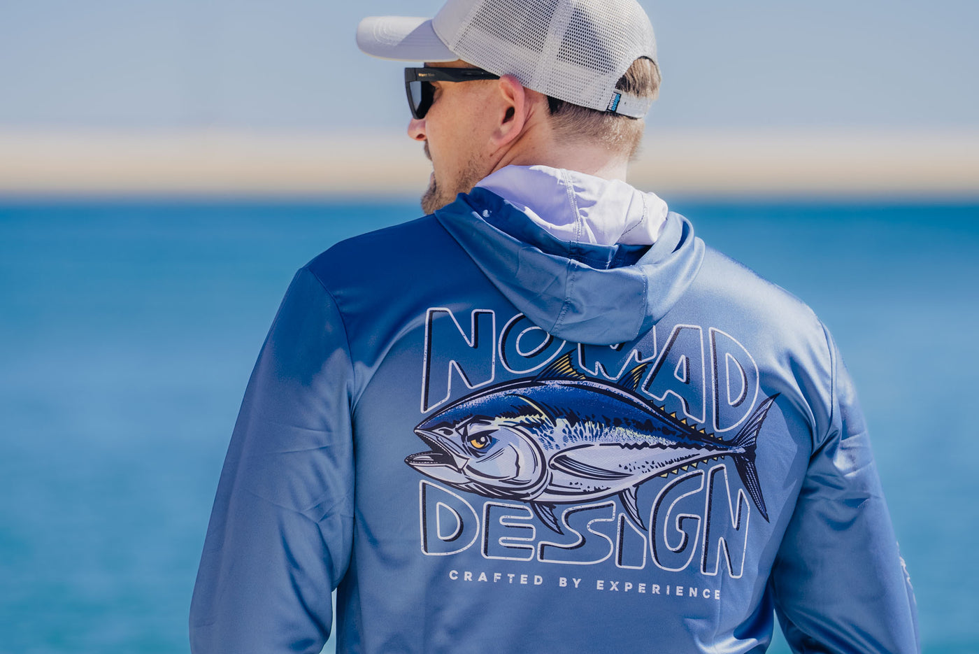 Tech Fishing Shirt Hooded - Tuna Hookup