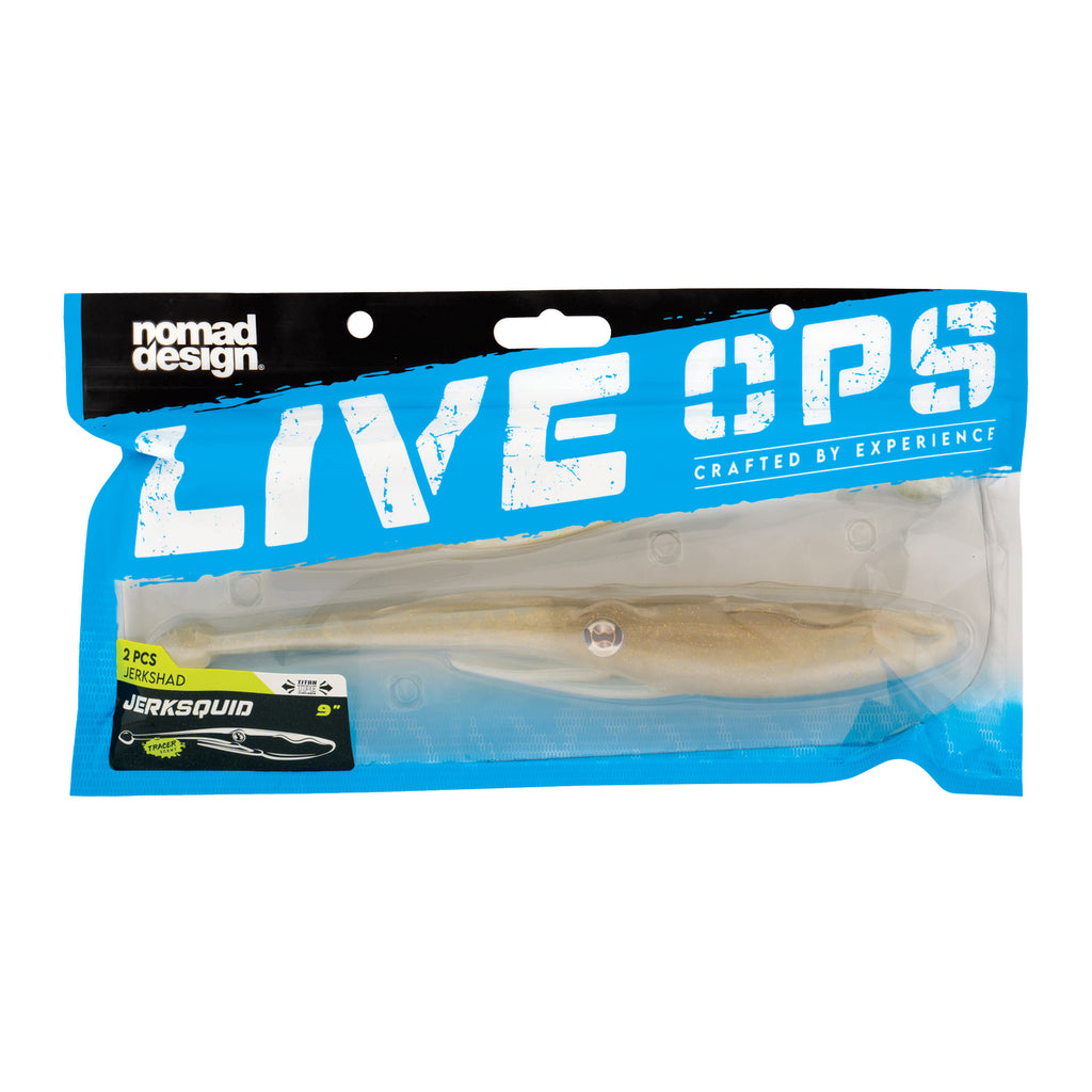 Jerksquid 9" Jerkshad - 2 Pack - Live Ops