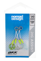 Jig Assist Hooks - Double 3X Strong Chartreuse