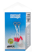 Jig Assist Hooks - Long Double 3X Strong Pink