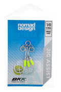 Jig Assist Hooks - Single 5X Strong Chartreuse