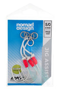 Jig Assist Hooks - Single 5X Strong Pink