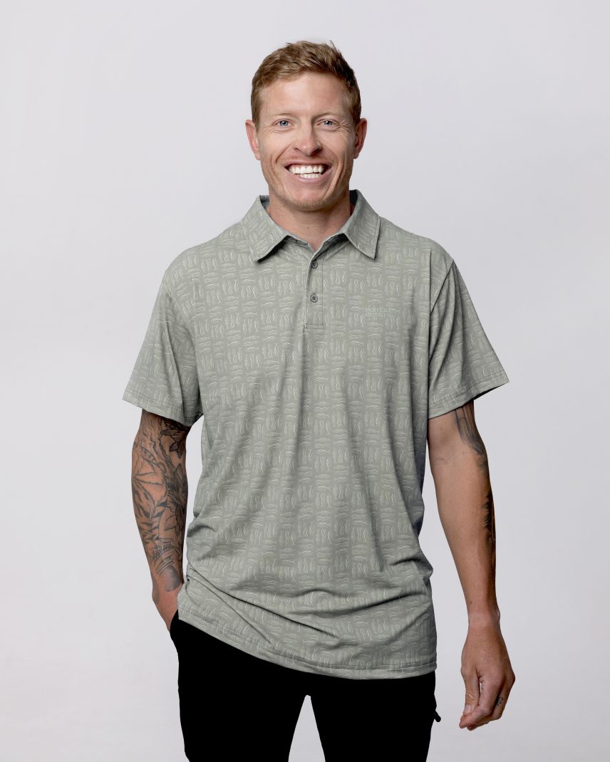 Polo Shirt - Big Game Sage