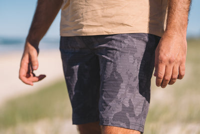 Volley Shorts - Charcoal Camo