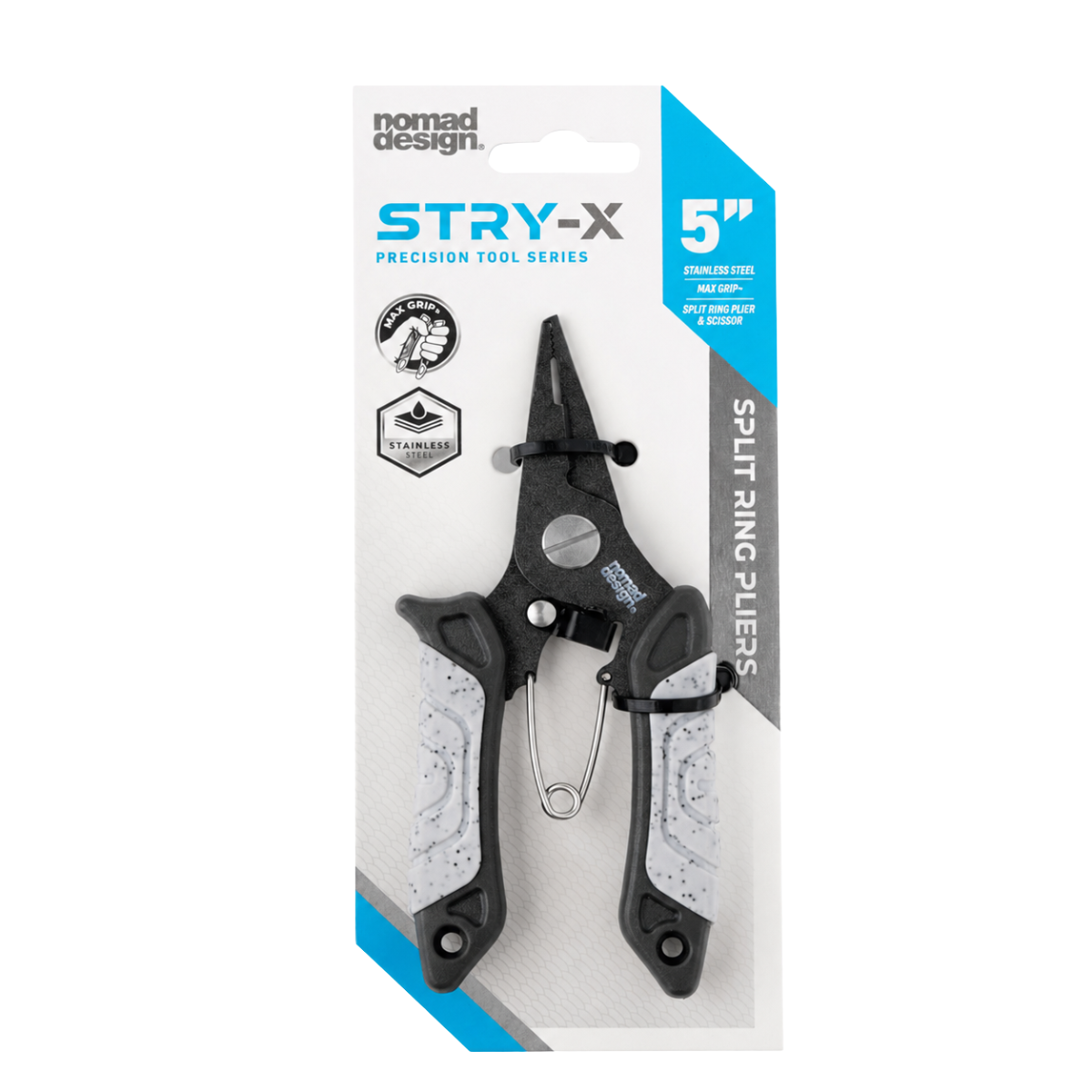 STRYX-5-SRPS Stainless Fishing Pliers Package