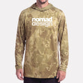 Hooded Tech Fishing Shirt - Sand Flats Camo