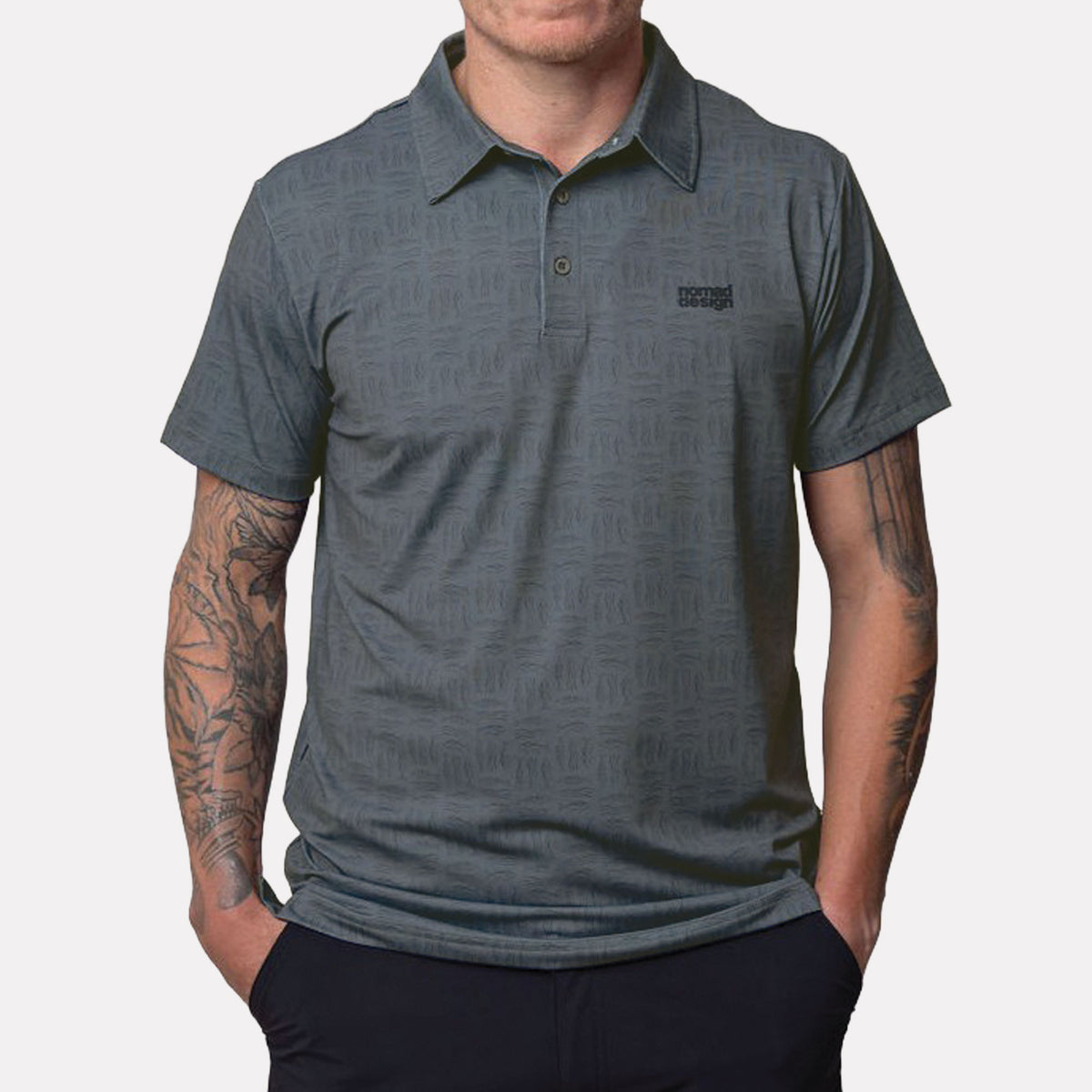 Polo Shirt - Big Game Charcoal