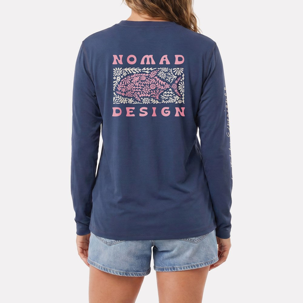 Womens Tech Shirt - Coral Garden