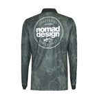 Tech Fishing Shirt Collared - Logo Khaki Camo