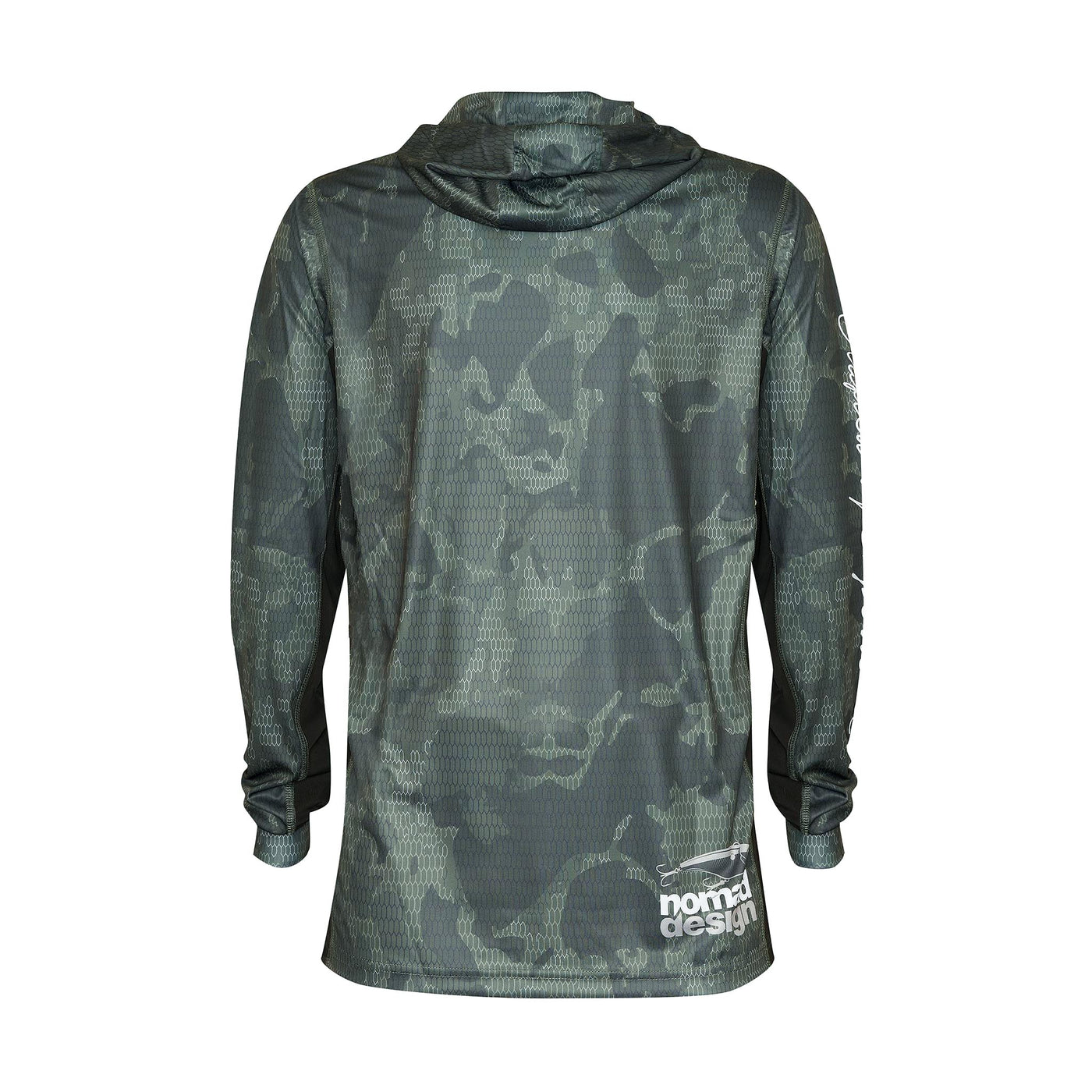 Tech Fishing Shirt Hooded - Khaki Camo Splice – Nomad-Design