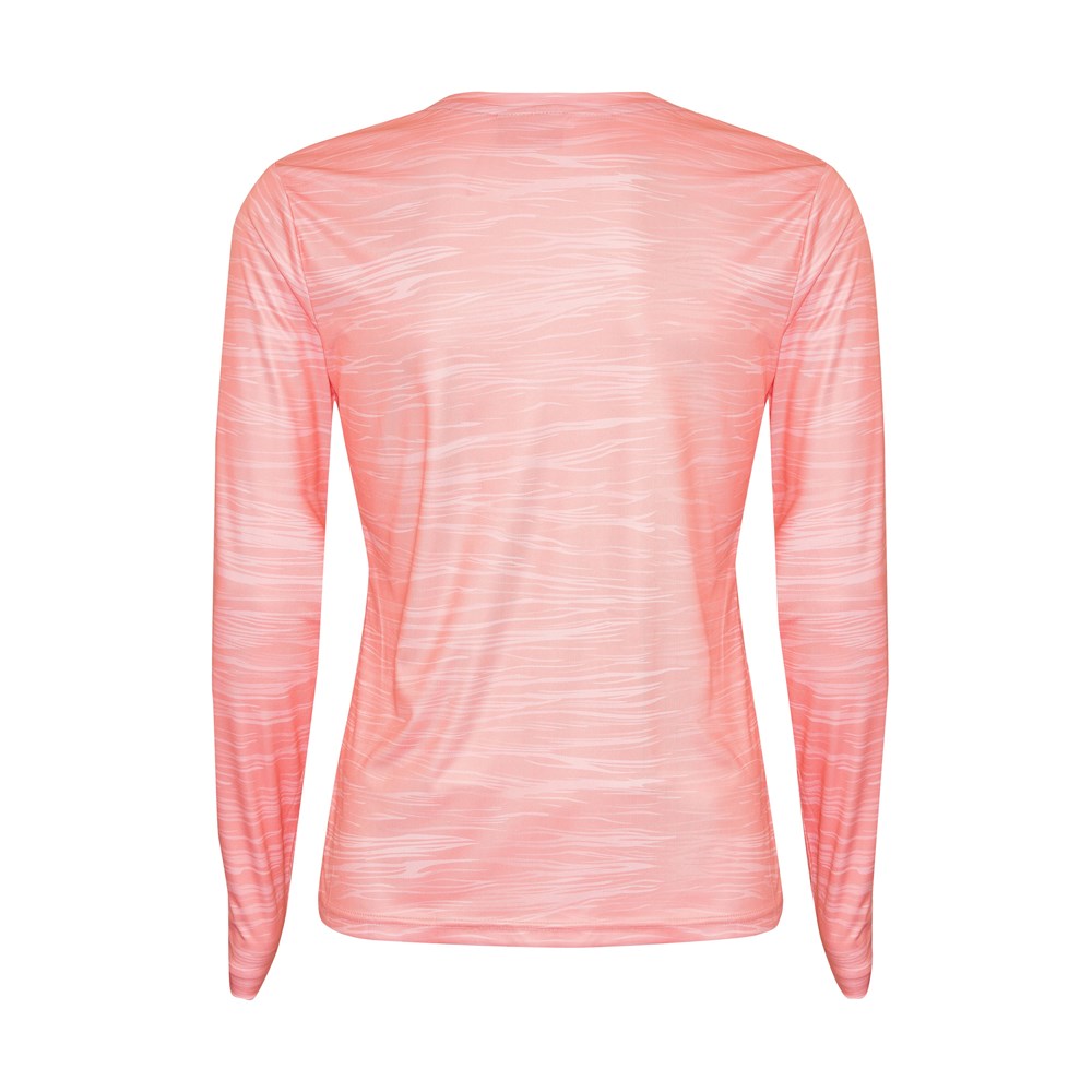 Womens Tech Fishing Shirt - Coral Swell