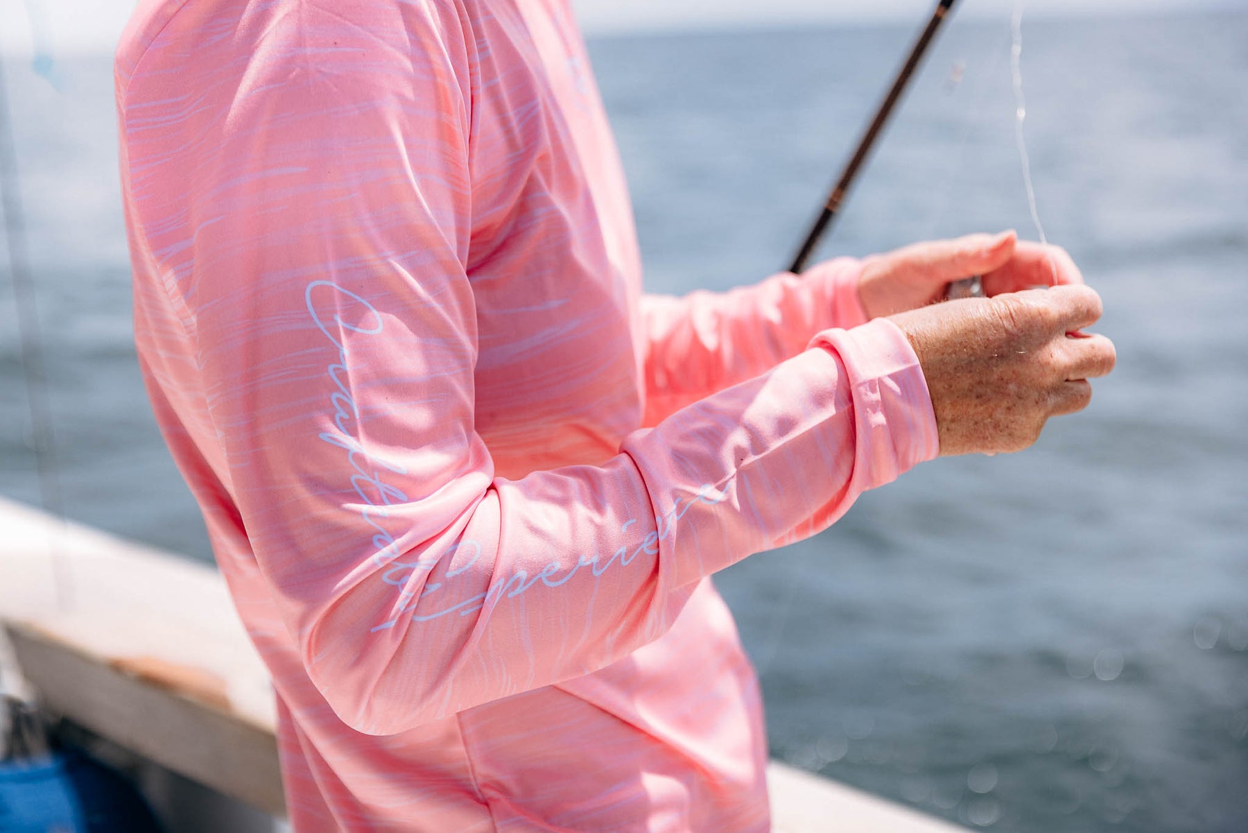 Womens Tech Fishing Shirt - Coral Swell – Nomad-Design-International