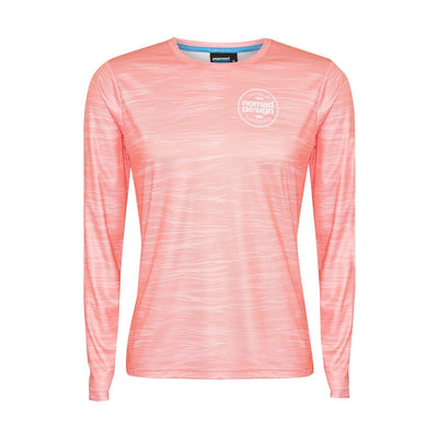 Womens Tech Fishing Shirt - Coral Swell