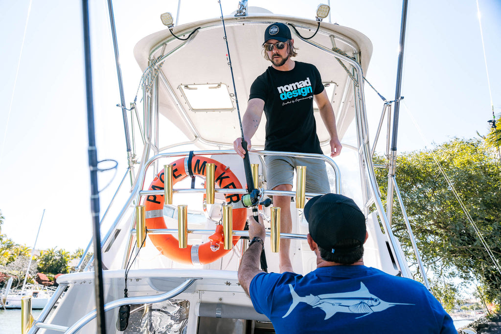 T-Shirt - Logo Aqua Fade