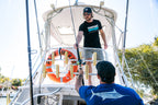 T-Shirt - Logo Aqua Fade